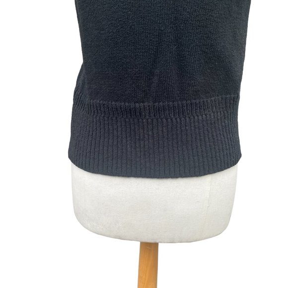 Madewell Minton Double Scoop Neck Boho Festival Neutral Knit Sweater Tank Top-S - Picture 9 of 15